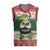 Funny Christmas Alligator Santa Christmas Knitted V-Neck Vest Knitted Pattern - Wonder Print Shop