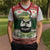 Funny Christmas Alligator Santa Christmas Knitted V-Neck Vest Knitted Pattern - Wonder Print Shop