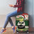 Funny Christmas Alligator Santa Luggage Cover Knitted Pattern - Wonder Print Shop