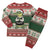 Funny Christmas Alligator Santa Christmas Pajama Set Knitted Pattern - Wonder Print Shop