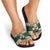 Funny Christmas Alligator Santa Slide Sandals Knitted Pattern - Wonder Print Shop