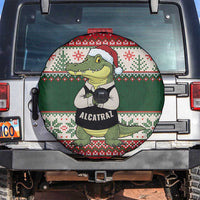 Funny Christmas Alligator Santa Spare Tire Cover Knitted Pattern - Wonder Print Shop