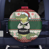 Funny Christmas Alligator Santa Spare Tire Cover Knitted Pattern - Wonder Print Shop