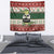 Funny Christmas Alligator Santa Tapestry Knitted Pattern - Wonder Print Shop
