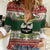 Funny Christmas Alligator Santa Women Casual Shirt Knitted Pattern - Wonder Print Shop