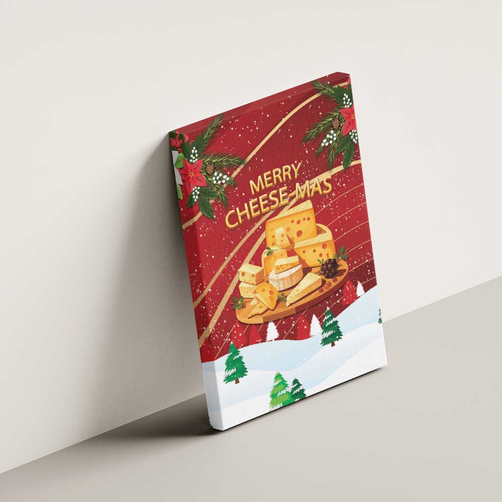 Merry Cheesemas Canvas Wall Art Switzerland Frohe Weihnachten LT9 - Wonder Print Shop