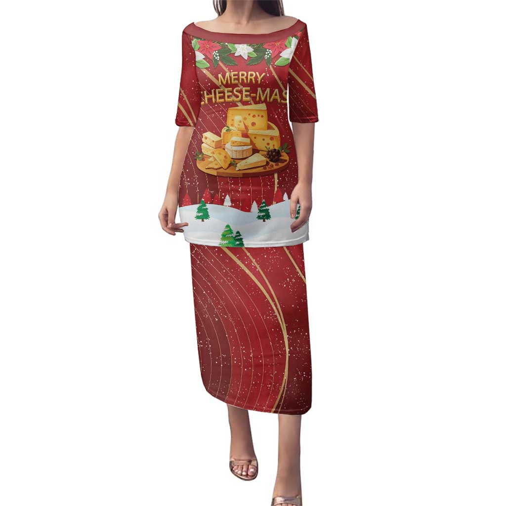 Merry Cheesemas Family Matching Puletasi and Hawaiian Shirt Switzerland Frohe Weihnachten - Wonder Print Shop