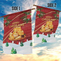 Merry Cheesemas Garden Flag Switzerland Frohe Weihnachten - Wonder Print Shop