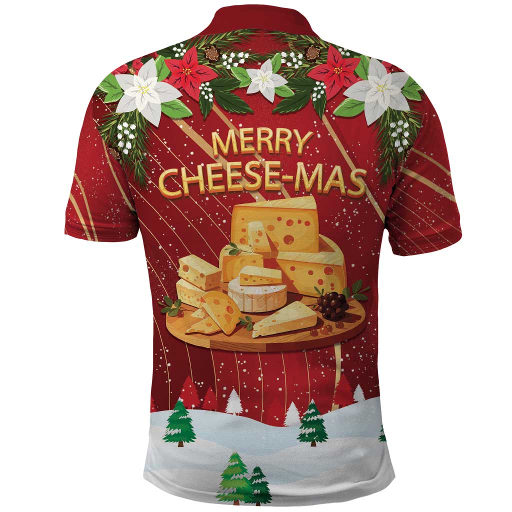 Merry Cheesemas Polo Shirt Switzerland Frohe Weihnachten - Wonder Print Shop