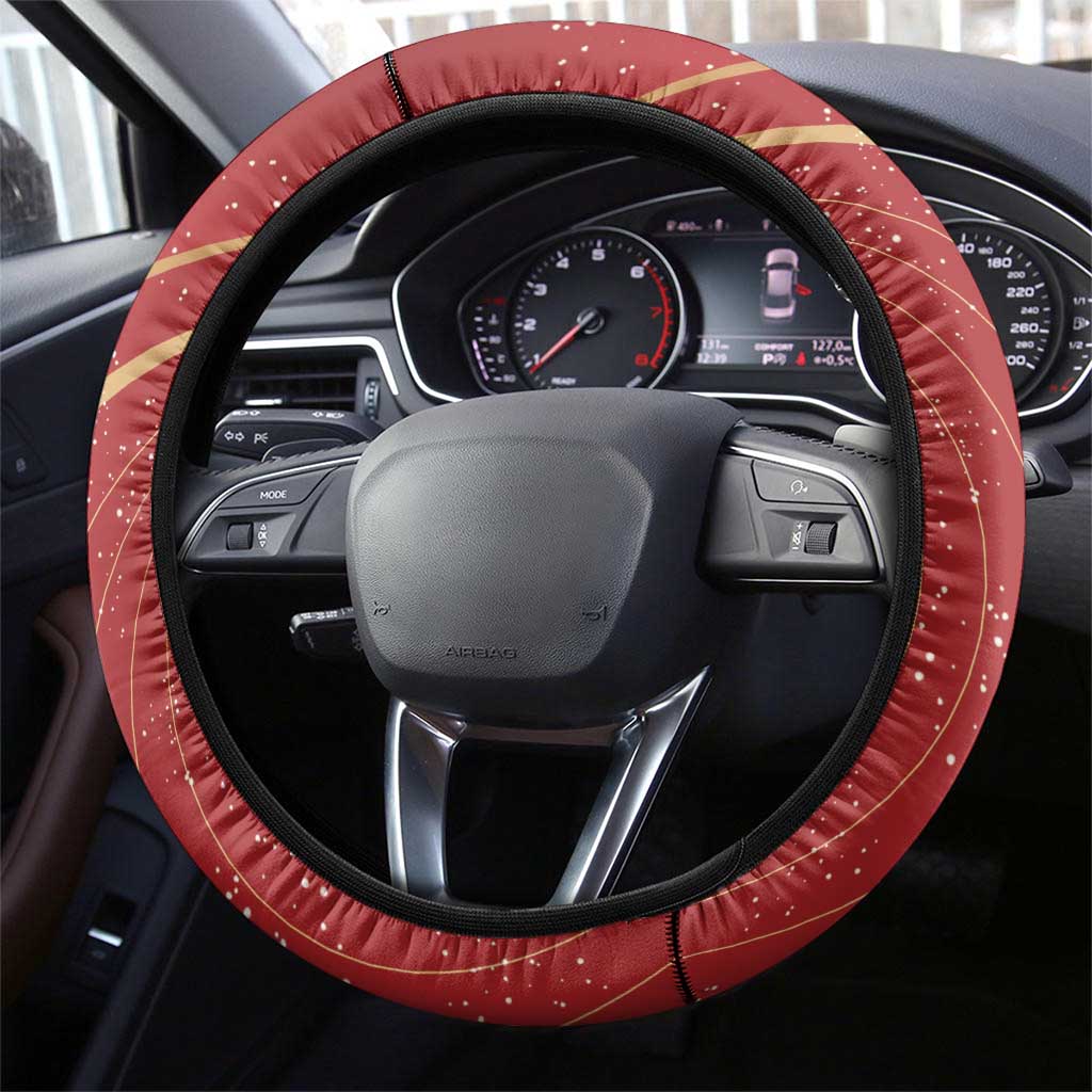Merry Cheesemas Steering Wheel Cover Switzerland Frohe Weihnachten - Wonder Print Shop