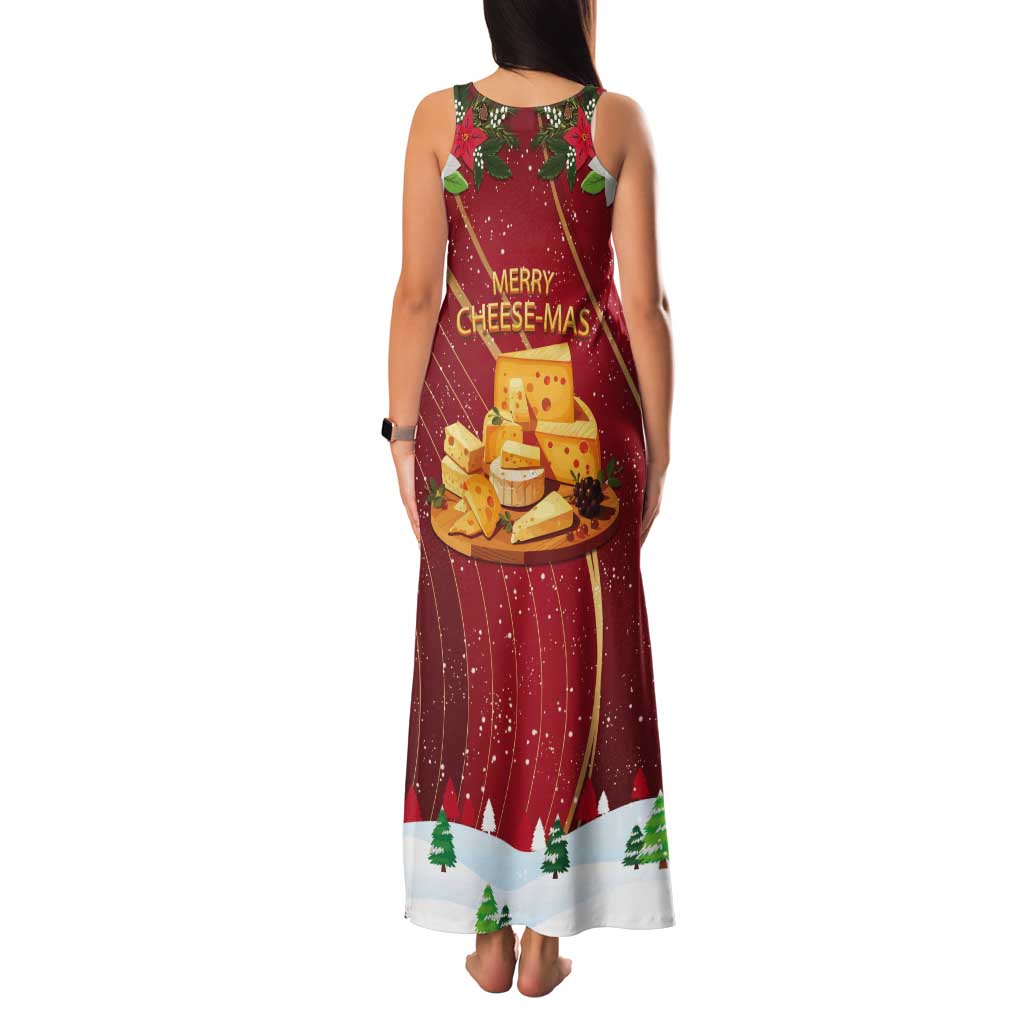 Merry Cheesemas Tank Maxi Dress Switzerland Frohe Weihnachten - Wonder Print Shop