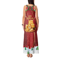 Merry Cheesemas Tank Maxi Dress Switzerland Frohe Weihnachten - Wonder Print Shop