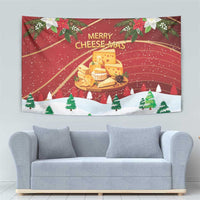 Merry Cheesemas Tapestry Switzerland Frohe Weihnachten - Wonder Print Shop