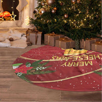 Merry Cheesemas Tree Skirt Switzerland Frohe Weihnachten - Wonder Print Shop