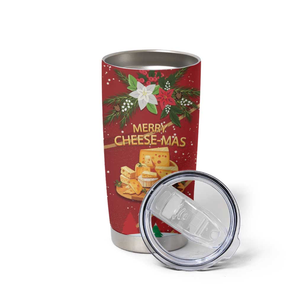 Merry Cheesemas Tumbler Cup Switzerland Frohe Weihnachten - Wonder Print Shop