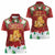 Merry Cheesemas Women Polo Shirt Switzerland Frohe Weihnachten - Wonder Print Shop