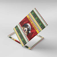 Merry Swissmas Bernese Mountain Dog Canvas Wall Art Switzerland Christmas Pattern LT9 - Wonder Print Shop