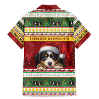 Merry Swissmas Bernese Mountain Dog Family Matching Mermaid Dress and Hawaiian Shirt Switzerland Christmas Pattern LT9 - Wonder Print Shop