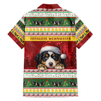 Merry Swissmas Bernese Mountain Dog Family Matching Puletasi and Hawaiian Shirt Switzerland Christmas Pattern - Wonder Print Shop
