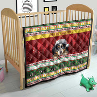 Merry Swissmas Bernese Mountain Dog Quilt Switzerland Christmas Pattern - Wonder Print Shop