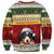 Merry Swissmas Bernese Mountain Dog Sweatshirt Switzerland Christmas Pattern - Wonder Print Shop