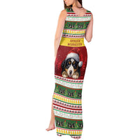 Merry Swissmas Bernese Mountain Dog Tank Maxi Dress Switzerland Christmas Pattern - Wonder Print Shop