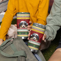 Merry Swissmas Bernese Mountain Dog Tumbler Cup Switzerland Christmas Pattern - Wonder Print Shop