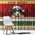Merry Swissmas Bernese Mountain Dog Window Curtain Switzerland Christmas Pattern - Wonder Print Shop