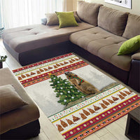 Merry Swissmas Marmot Santa Area Rug Switzerland Christmas Pattern LT9 - Wonder Print Shop
