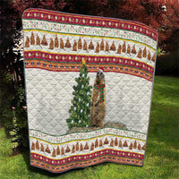 Merry Swissmas Marmot Santa Quilt Switzerland Christmas Pattern - Wonder Print Shop