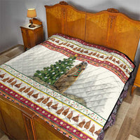 Merry Swissmas Marmot Santa Quilt Switzerland Christmas Pattern - Wonder Print Shop