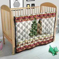 Merry Swissmas Marmot Santa Quilt Switzerland Christmas Pattern - Wonder Print Shop