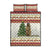 Merry Swissmas Marmot Santa Quilt Bed Set Switzerland Christmas Pattern - Wonder Print Shop