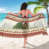 Merry Swissmas Marmot Santa Sarong Switzerland Christmas Pattern - Wonder Print Shop