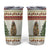 Merry Swissmas Marmot Santa Tumbler Cup Switzerland Christmas Pattern - Wonder Print Shop