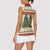 Merry Swissmas Marmot Santa Women Sleeveless Polo Shirt Switzerland Christmas Pattern - Wonder Print Shop