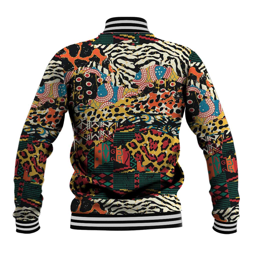 African Mixed Wild Animal Skins Baseball Jacket LT9 - Wonder Print Shop