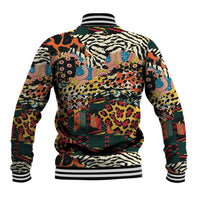 African Mixed Wild Animal Skins Baseball Jacket LT9 - Wonder Print Shop