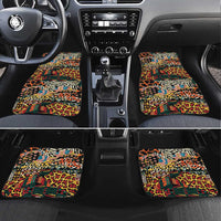 African Mixed Wild Animal Skins Car Mats LT9 - Wonder Print Shop