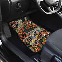 African Mixed Wild Animal Skins Car Mats LT9 - Wonder Print Shop