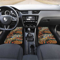 African Mixed Wild Animal Skins Car Mats LT9 - Wonder Print Shop