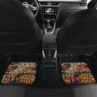 African Mixed Wild Animal Skins Car Mats LT9 - Wonder Print Shop