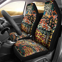 African Mixed Wild Animal Skins Car Seat Cover LT9 - Wonder Print Shop