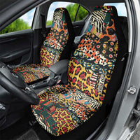 African Mixed Wild Animal Skins Car Seat Cover LT9 - Wonder Print Shop