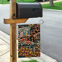 African Mixed Wild Animal Skins Garden Flag - Wonder Print Shop