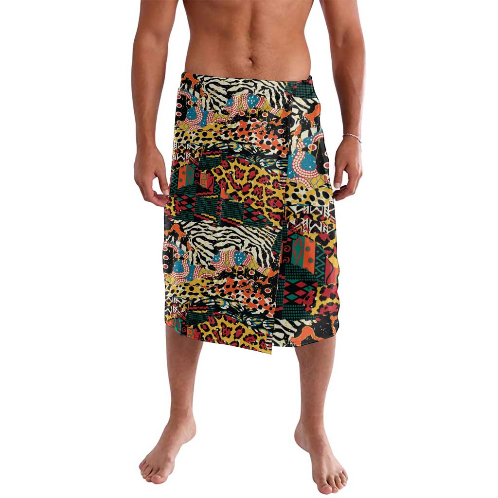 African Mixed Wild Animal Skins Lavalava - Wonder Print Shop
