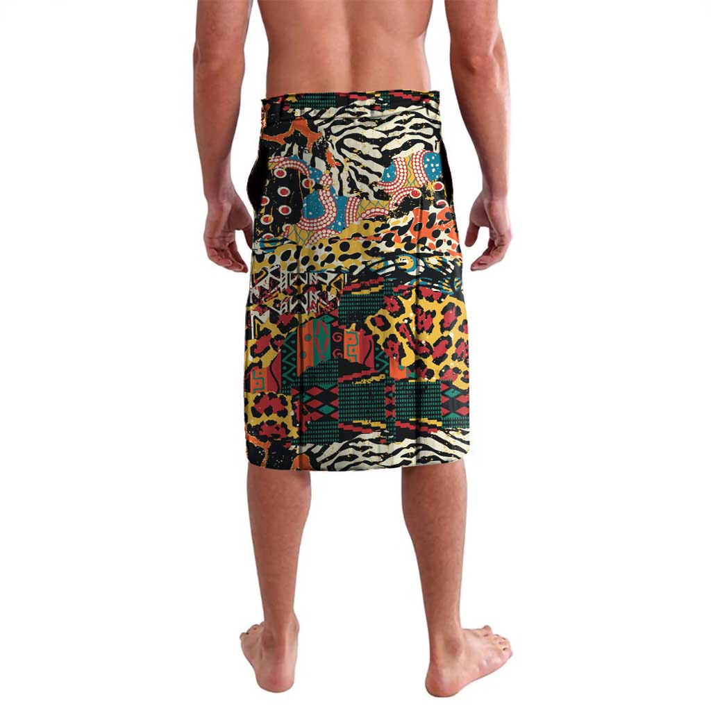 African Mixed Wild Animal Skins Lavalava - Wonder Print Shop