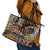African Mixed Wild Animal Skins Leather Tote Bag - Wonder Print Shop