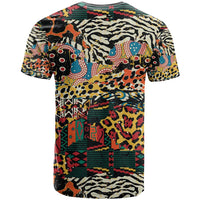African Mixed Wild Animal Skins T Shirt - Wonder Print Shop