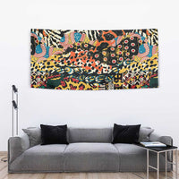 African Mixed Wild Animal Skins Tapestry - Wonder Print Shop